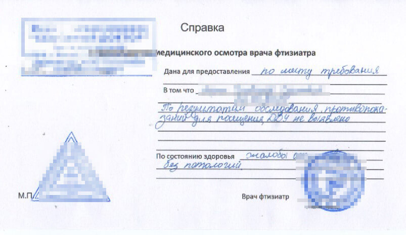 Купить справку от фтизиатра в Москве с доставкой